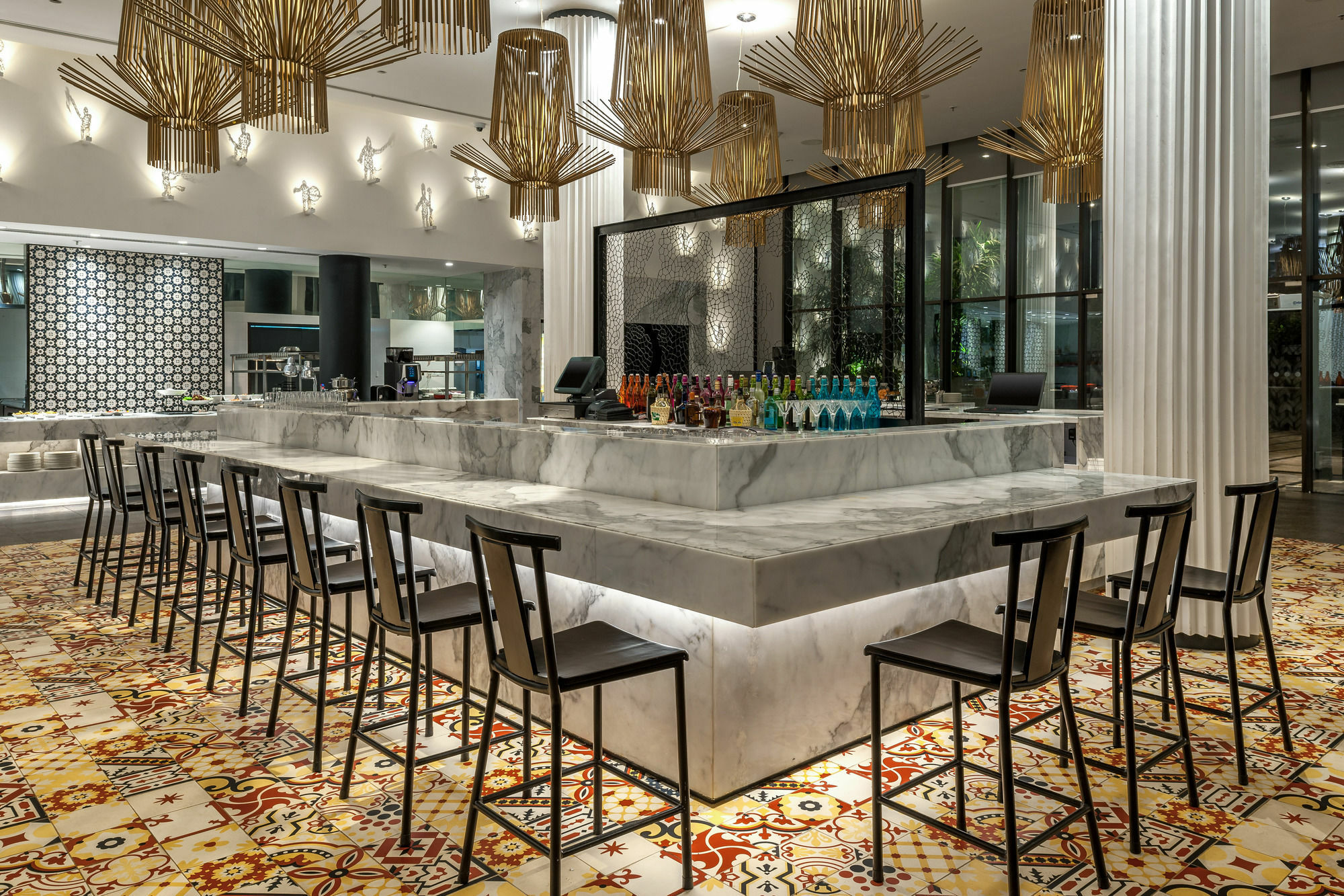 ไฮแอท เซนตริก คันโดลิม กัว Hotel แคนโดลิม ภายนอก รูปภาพ The bar at the lobby