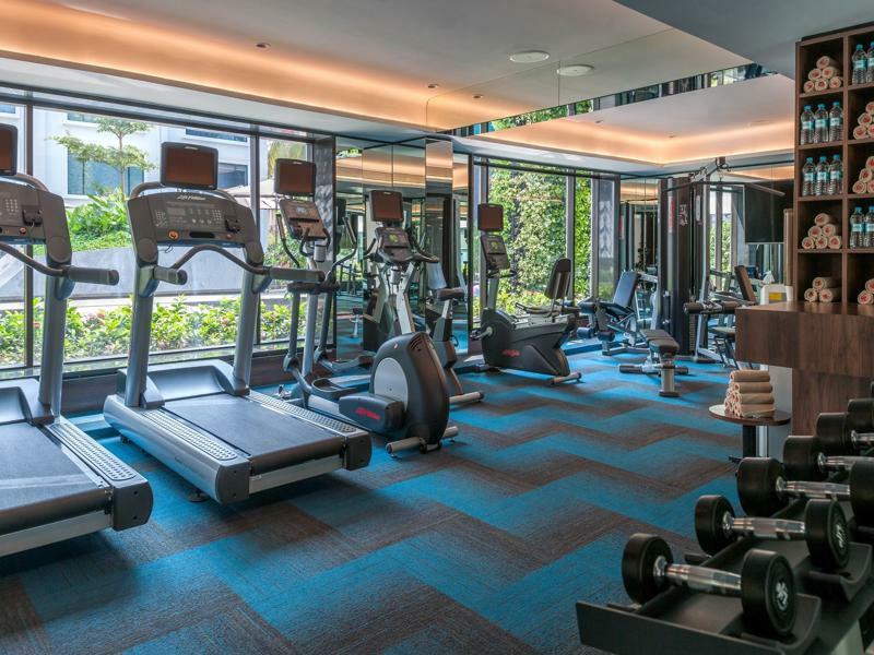 ไฮแอท เซนตริก คันโดลิม กัว Hotel แคนโดลิม ภายนอก รูปภาพ The gym at the hotel